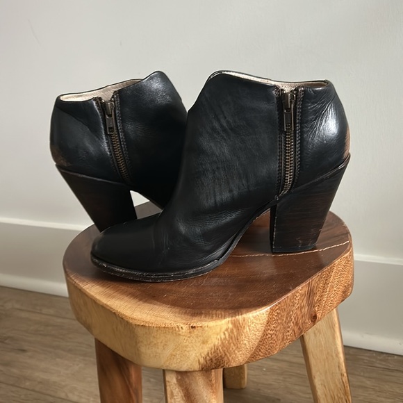 Freebird Detroit Darius Bootie Black Distressed Size 9 - Picture 3 of 7